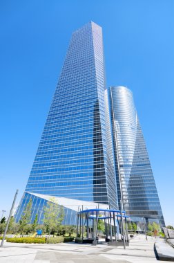 Madrid, İspanya-4 Mayıs: üzerinde Madrid cuatro torres Finans Merkezi