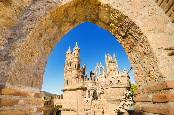 Castillo monumento de Colomares el 28 de abril de 2014. Es un monumento en honor a Cristopher Colombus y el descubrimiento de América . —  Fotos de Stock