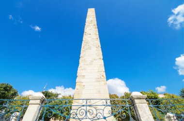 The walled obelisk at the ancient hippodrome, Istambul, Turkey. clipart