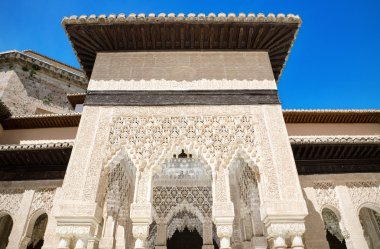 Meşhur Alhambra Sarayı, Granada, Endülüs, İspanya.