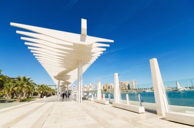 boulevar limanda malaga, Málaga, Endülüs, İspanya.