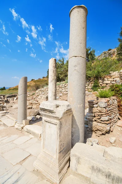 Oude ruïnes in Efeze Turkije — Stockfoto