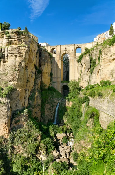 Puente y cañón de Ronda, Ronda, Málaga, Andalucía, España . —  Fotos de Stock
