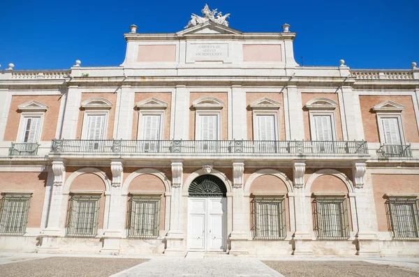Pałac królewski aranjuez, madrycki, hiszpański. — Zdjęcie stockowe