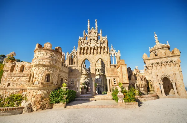 Monumento al Castillo de Colomares en Benalmádena, España . — Foto de Stock