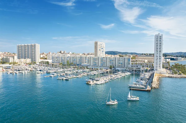 Toulon harbor, Frankrike. — Stockfoto