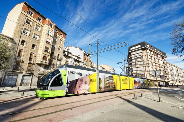 Vitoria city tram, spanien. — Stockfoto