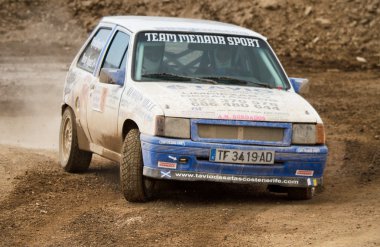 Opel Corsa GSI, 90 's vintage ralli arabası.