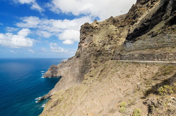 Paisaje de costa escénica, Punta de Teno, Tenerife Islas Canarias, España . — Foto de Stock