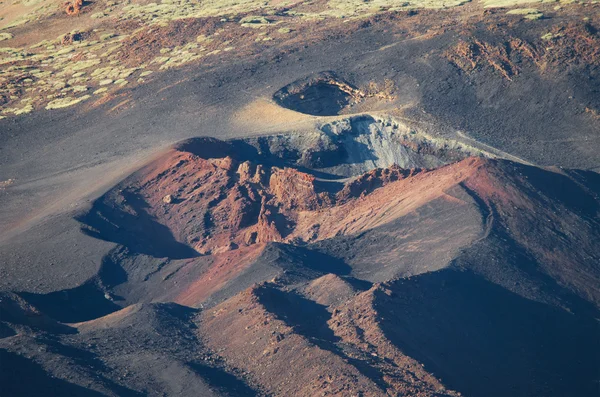 Pico Viejo kráteru, sopečná krajina v El teide National Park, Kanárských ostrovů, Španělsko. — Stock fotografie