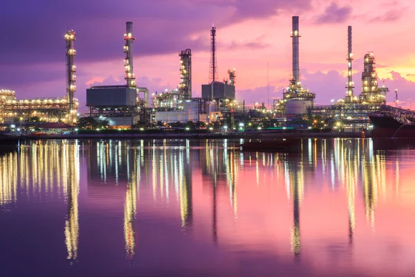 Planta de la industria de refinería — Foto de Stock