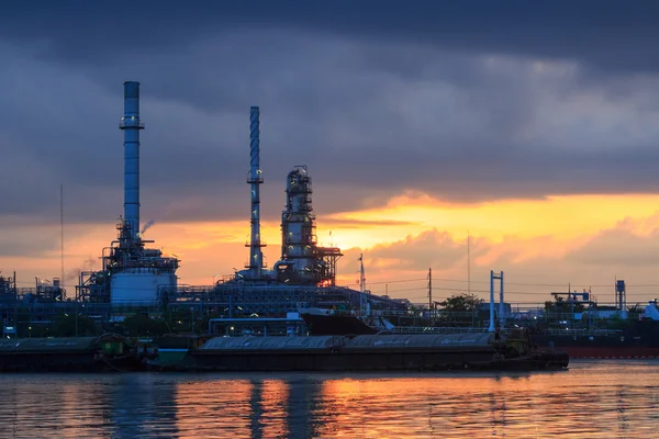 Planta de la industria de refinería — Foto de Stock