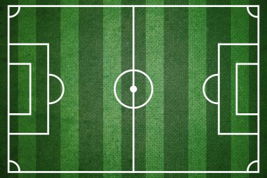 Yeşil futbol sahası 