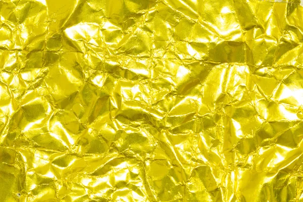 Carta increspata oro — Foto Stock