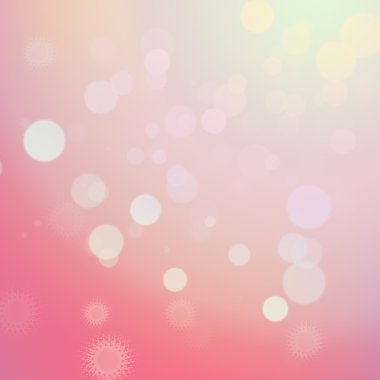 bokeh ışıkları ve yıldız