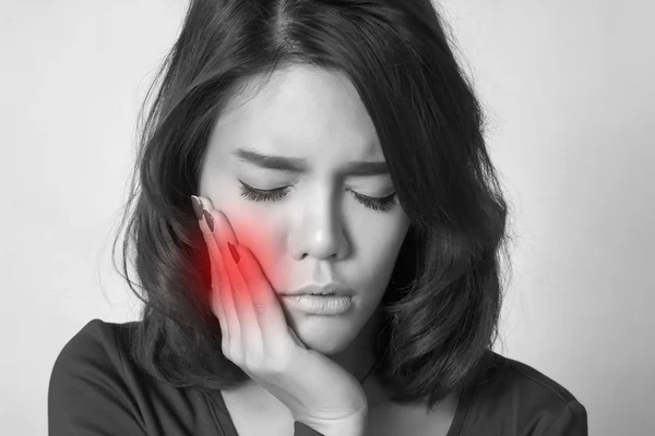 Woman tooth ache — Stock Photo, Image