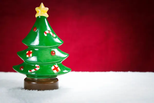 Árbol de Chriastmas cerámica — Foto de Stock