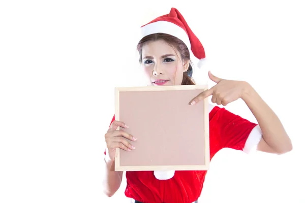 Mooie vrouwen santa — Stockfoto