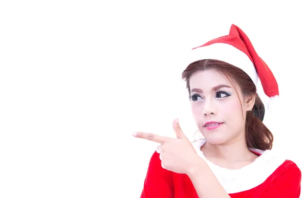 Mooie vrouwen santa — Stockfoto