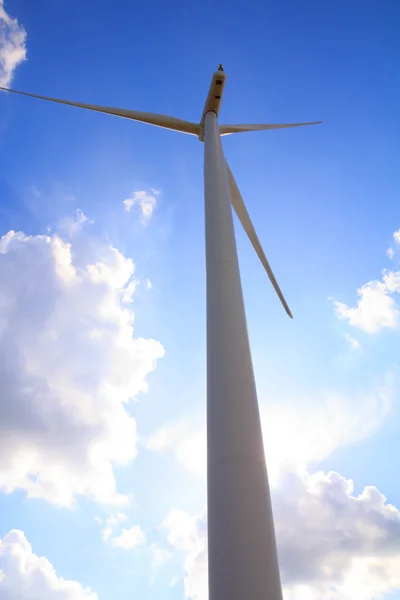 Електрогенератор вітрових турбін — стокове фото