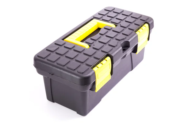 Black tools box — Stock Photo, Image