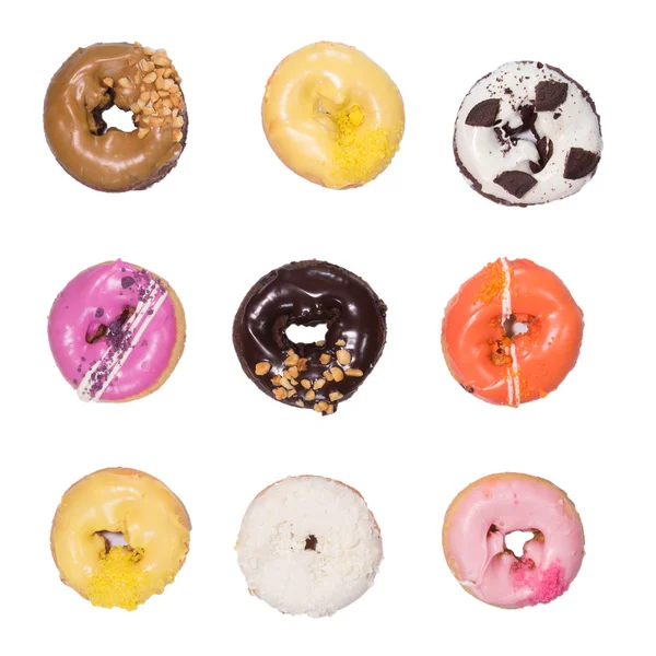 Bunte leckere Donuts — Stockfoto