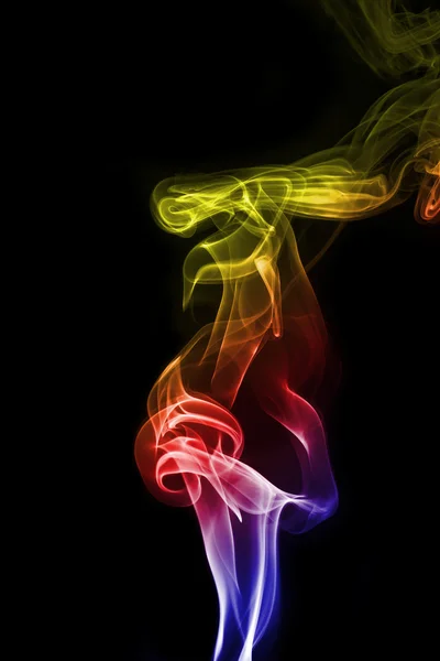 Colorido humo de Joss palo — Foto de Stock