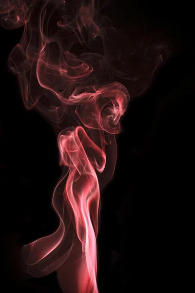Kleurrijke rook van joss stick — Stockfoto