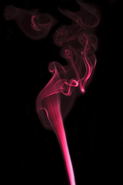 Fumo colorido de Joss stick — Fotografia de Stock