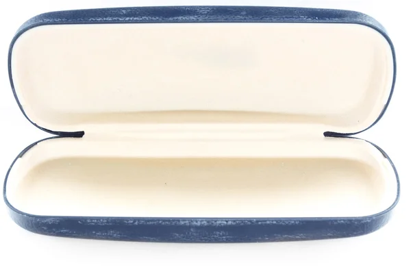 白い背景の上の眼鏡ケース — ストック写真