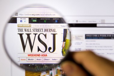 Wall Street Journal Web sitesi formu monitör
