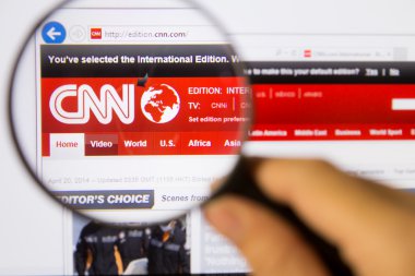 CNN website form monitor clipart