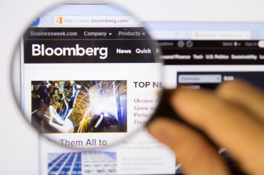 Bloomberg Web sitesi formu monitör