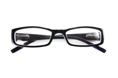 beyaz arkaplanda gözlük