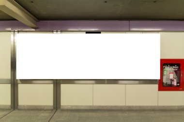 boş billboard reklam için