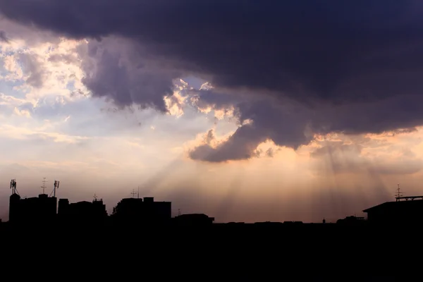 Himmel med moln — Stockfoto