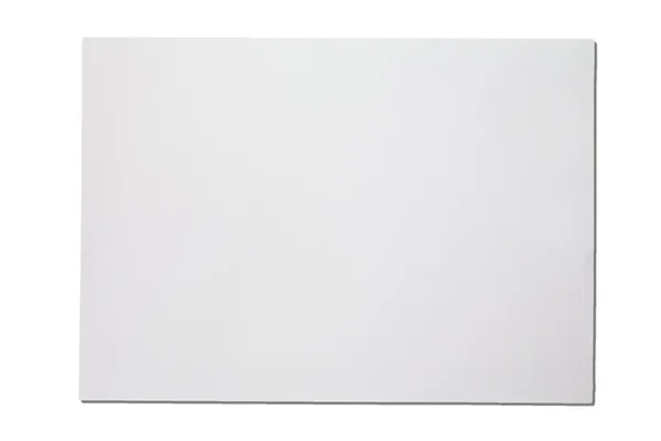 White paper  on white background — Stock Photo, Image