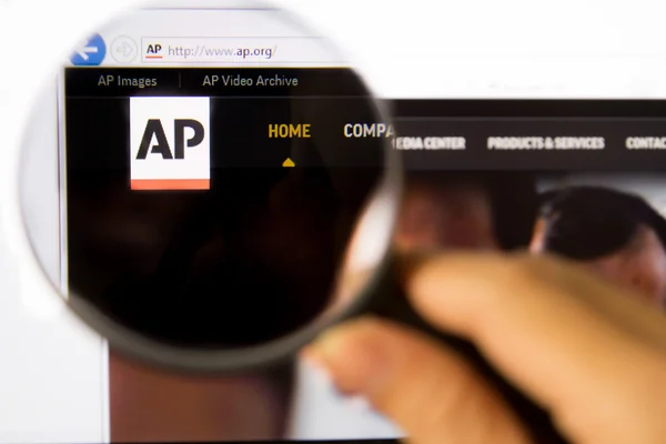 Монитор формы веб-сайта AP — стоковое фото