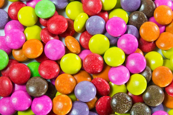 Chocolate coated candy — Stock Photo, Image