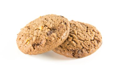 Çikolata parçacıklı kurabiye.