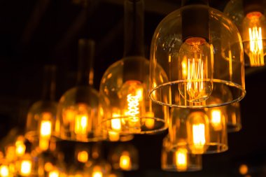 Altın aydınlatma dekorasyon