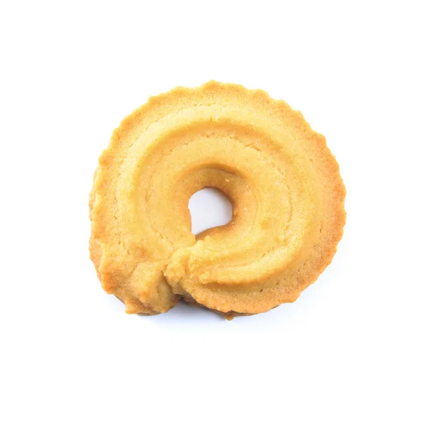 Biscoitos de baunilha isolados — Fotografia de Stock