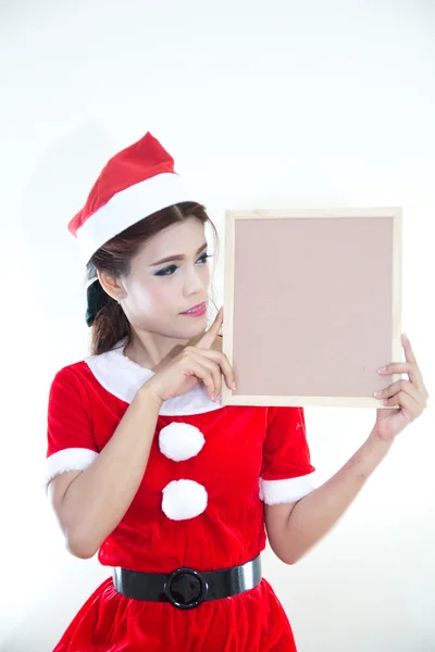 Mooie vrouwen santa — Stockfoto