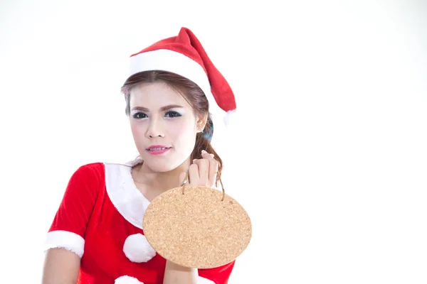 Mooie vrouwen santa — Stockfoto