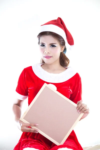 Mooie vrouwen santa — Stockfoto