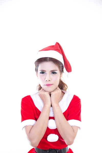 Mooie vrouwen santa — Stockfoto