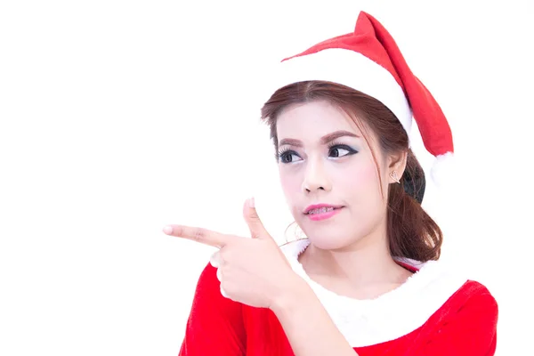 Mooie vrouwen santa — Stockfoto