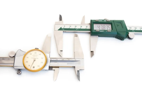 Манометр скольжения типа vernier caliper — стоковое фото