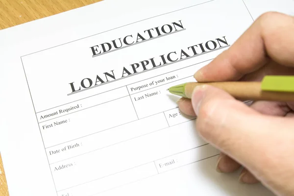 education loan application.