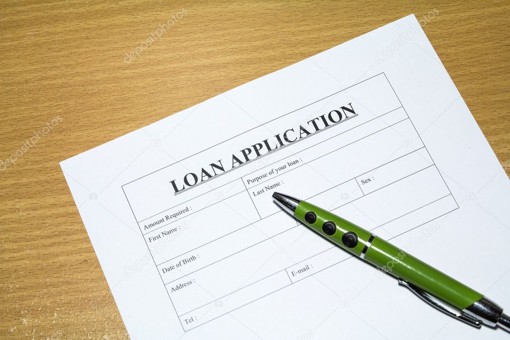 loan application. sheet